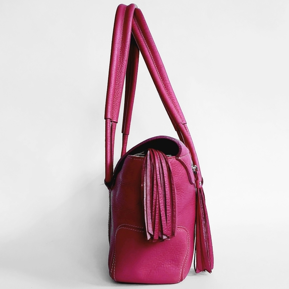 Hot Pink Billy Bag London Sachel - Picture 5 of 14